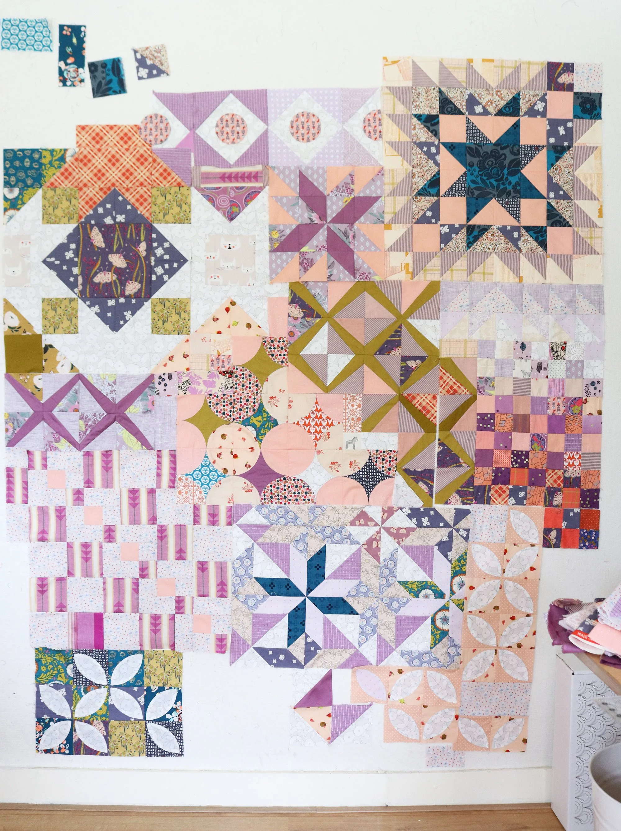 Sugar Plum patchwork — Stitched in Color